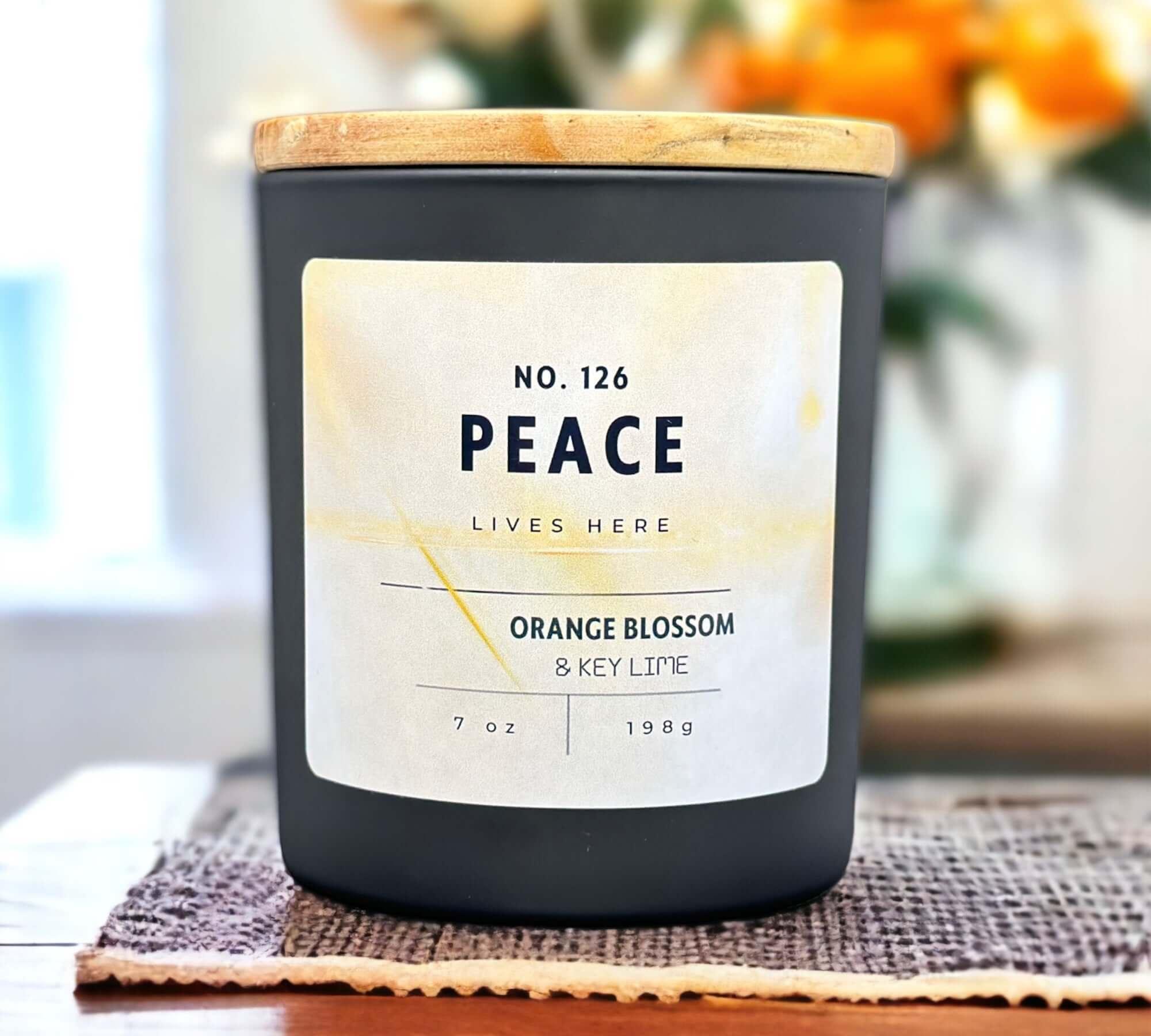 Light126 Candle Co. Orange Blossom and Key Lime Candle