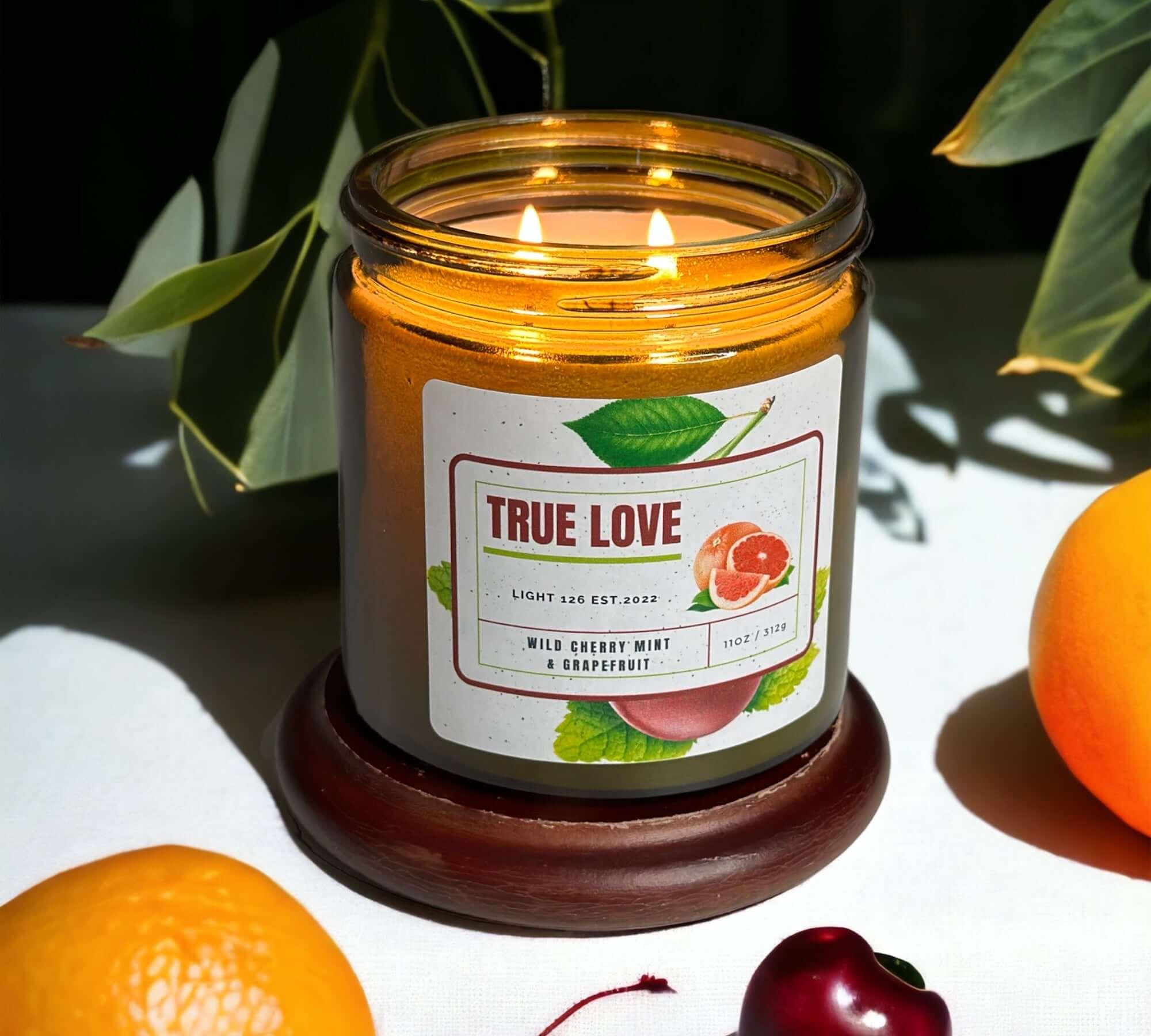 Discover True Love, A luxurious scented candle.